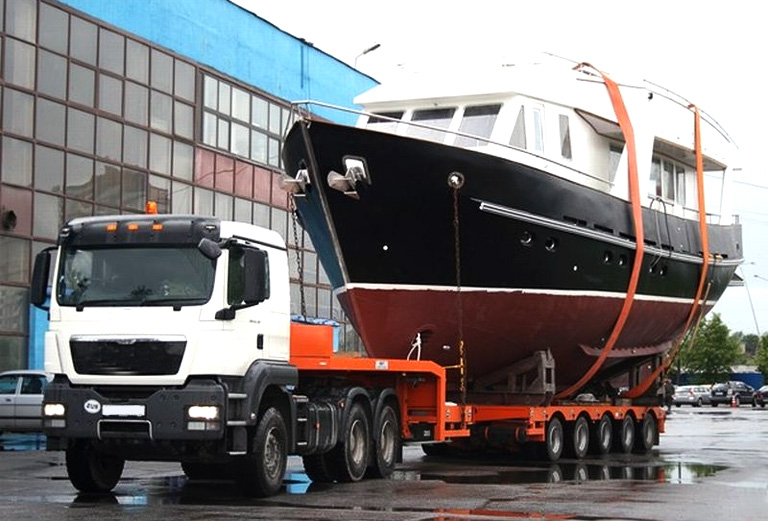 Заказать перевозку катера  из Владивостока в Иркутск