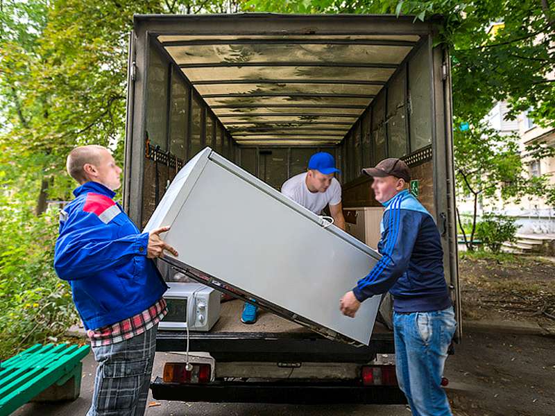 Заказать грузовую машину для перевозки личныx вещей : Холодильник двухкамерный из Королева в Осташево