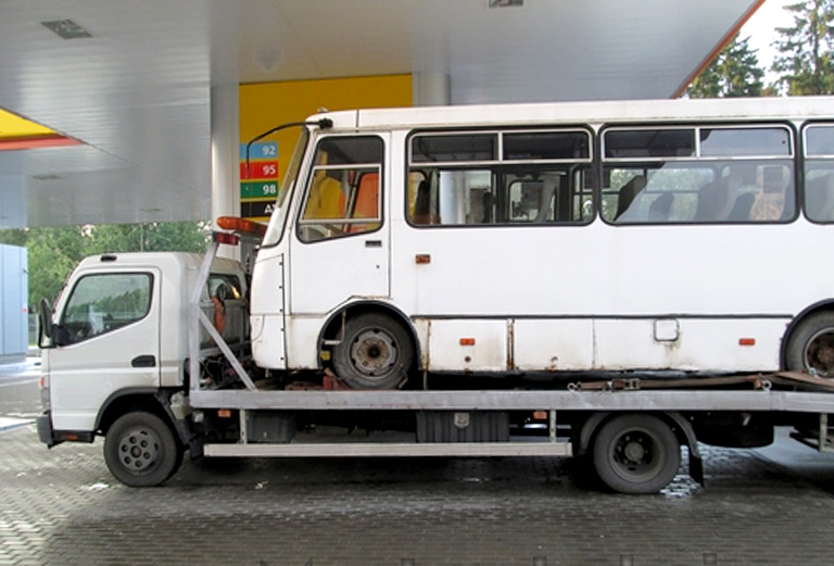 Перевозка автобуса kia granbird 2003г/в из Ульяновска в Краснодар