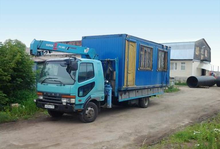 Доставка пластиковых контейнеры на газели догрузом из Нижнекамск в Пермь